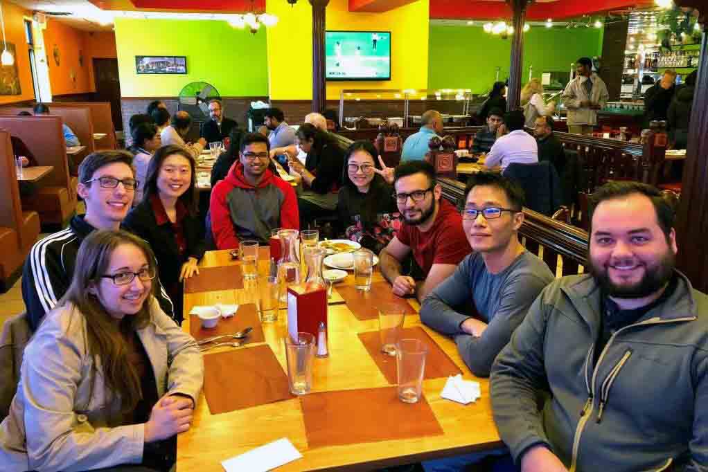 Lunt Lab holiday lunch